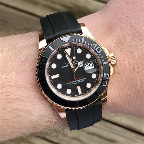 rolex yacht master 42 rose gold|Rolex Yacht-Master oysterflex.